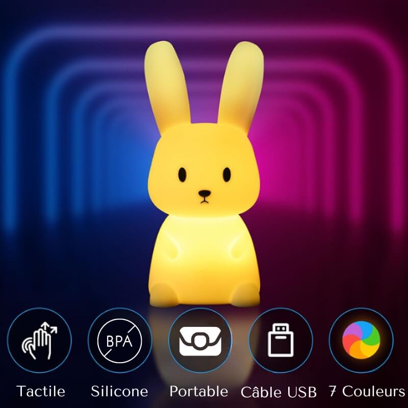 Cute Bunny™|Veilleuse lapin en silicone